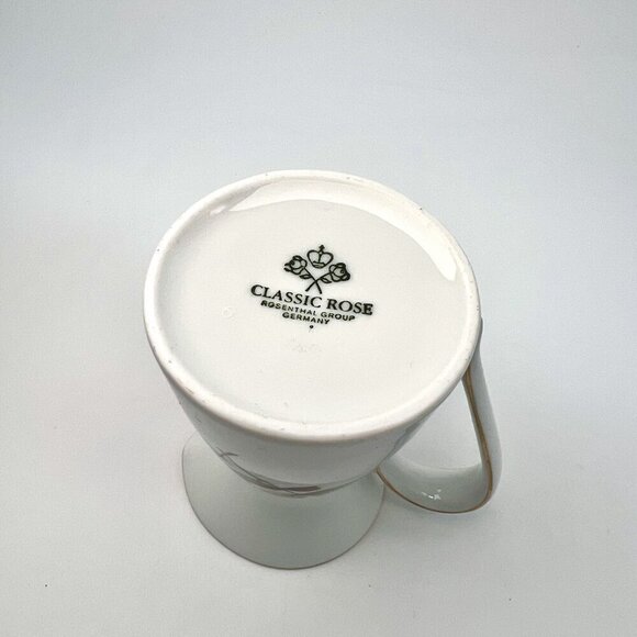 VTG Rosenthal Classic Rose Porcelain Pitcher Gold Trim Floral Germany - Picture 8 of 8